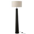 Floor Lamp - Black and Grey - Threaded Ailanthus Wood