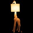 Giraffe Table Lamp - White - Polyresin