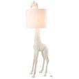 Giraffe Table Lamp - White - Polyresin