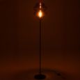 Honey Spoon Floor Lamp - Brown - Glass