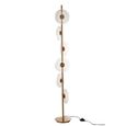 LED Flower Floor Lamp - Gold - Plastic and Metal