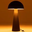 Mushroom Floor Lamp - Matt Black - Metal