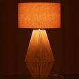 Striing Table Lamp - White - Paper and Metal