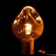 Table Lamp - Grey and Gold - Glass and Metal