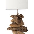Table Lamp - Natural and White - Driftwood