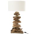 Table Lamp - Natural and White - Driftwood