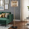 Channa Floor Lamp - Bronze - Glass and Metal