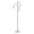 Janou Floor Lamp - Gold - Glass and Metal