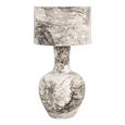 Cecile Table Lamp - Round - Black and White