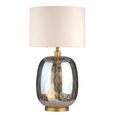 Ember Table Lamp - Round - Amber - Glass