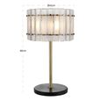 Felina Table Lamp - Round - Bronze - Glass