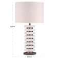 Haspen Table Lamp - Round - Natural - Marble