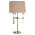 Josie Table Lamp - Round - Brushed Gold - Metal