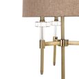 Josie Table Lamp - Round - Brushed Gold - Metal