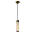 Auralith Chandelier - White and Brass - Metal