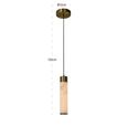 Auralith Chandelier - White and Brass - Metal