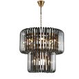 Bryon Chandelier - Smoke - Glass and Metal