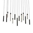 Oxley Chandelier - Large - Bronze - Metal