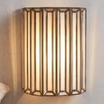 Lumine Wall Lamp - Antique Brass - Glass and Metal