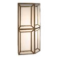 Amara Wall Lamp - Antique Brass - Glass and Metal