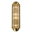 Leeza Wall Lamp - Brushed Gold - Glass and Metal