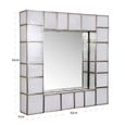 Luma Wall Lamp - Square - Antique Brass - Glass and Metal