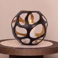 Alysia Hurricane Light - Brown - Metal