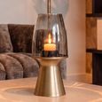 Danea Hurricane Light - Brushed Gold - Glass and Metal