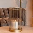 Dyara Hurricane Light - Large - Gold - Glass and Metal