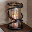 Edison Hurricane Light - Black - Glass and Metal