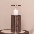 Faylen Hurricane Light - Small - Bronze - Glass and Metal