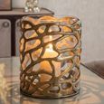 Mase Hurricane Light - Antique Brass - Glass and Metal