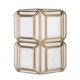 Ariana Hurricane Light - Antique Brass - Glass and Metal