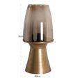 Danea Hurricane Light - Brushed Gold - Glass and Metal