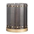 Daylin Hurricane Light - Small - Gold and Smoke - Glass and Metal