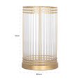 Dyara Hurricane Light - Large - Gold - Glass and Metal