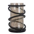 Edison Hurricane Light - Black - Glass and Metal