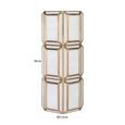 Emilia Hurricane Light - Antique Brass - Glass and Metal