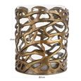 Mase Hurricane Light - Antique Brass - Glass and Metal