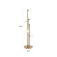 Luva Glass and Gold Metal Floor Lamp