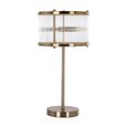 Loiza Glass and Brushed Gold Table Lamp