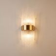 Penelope Glass and Gold Wall Lamp