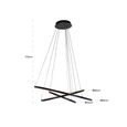 Amira Black Metal Chandelier