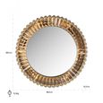 Becky Crystal and Gold Round Wall Lamp