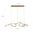 Flyn Glass and Brushed Gold Chandelier