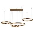 Lilou Brushed Gold Chandelier