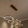 Lilou Brushed Gold Chandelier