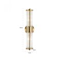 Lyan Glass and Brushed Gold Wall Lamp