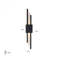 Mylas Black Metal Wall Lamp