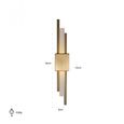 Mylas Gold Metal Wall Lamp